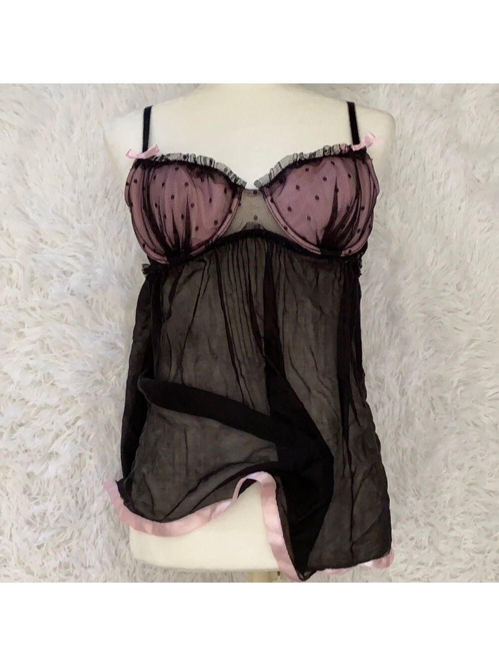 Victoria’s Secret sexy mesh and ribbon babydoll